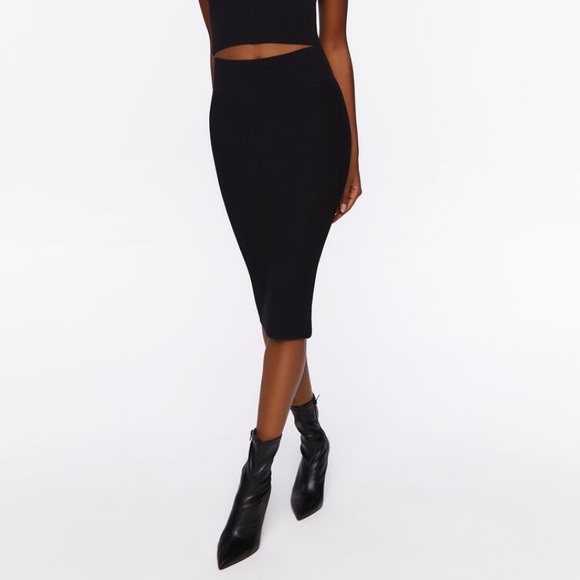 Forever 21 Dresses & Skirts - Forever 21 Sweater Knit Midi Skirt